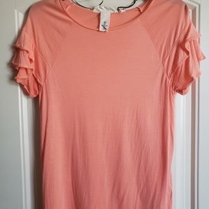 H&M coral shirt